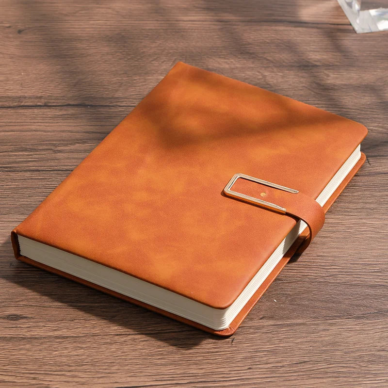 Vintage A5 leather notebook